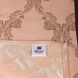 Home Peach-Coloured & Gold-Coloured Woven-Design Table Runner image 4