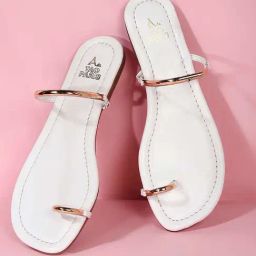 Tao Paris Women's Saylina White Toe Ring Sandals-image-17