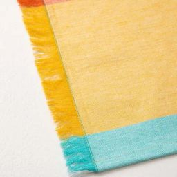 freedom tree Modish Madras Woven Cotton Multi-Colored Print & Pattern Table Mats -Set Of 4 image 3