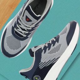 Hirolas Men's Grey Running Shoes-image-85