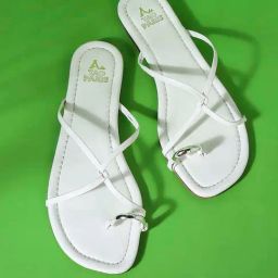 Tao Paris Women's Rihana White Toe Ring Sandals-image-14