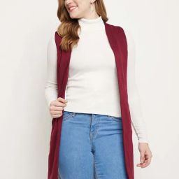 BRINNS Burgundy Fleece Shrug-picture-16