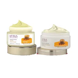 Lotus Herbals Set Of 2 Radiance Boost Ubtan Face Cream 50 g & Boost Ubtan Face Mask 100 g-25