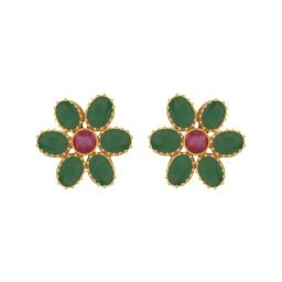 Joyalukkas 22k Gold Floral Earrings for Women-image-86