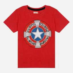 Captain America Printed Tshirt For Kids Boys-image-73