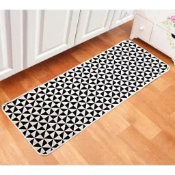 Saral Home Black & White Jacquard Runner - Set of 1-image-88