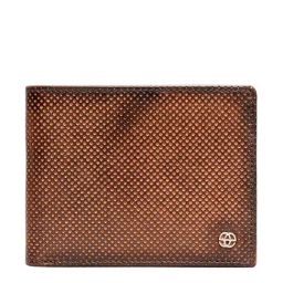Eske Brown Textured Bi-Fold Wallet for Men-picture-37