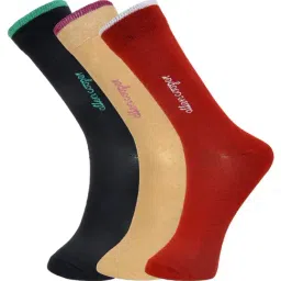 Allen Cooper Multicolor Socks - Pack of 3-image-39