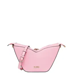 KLEIO Pink Solid Small Sling Handbag-picture-17