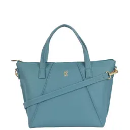 Baggit Blue Solid Medium Tote Handbag-image-51