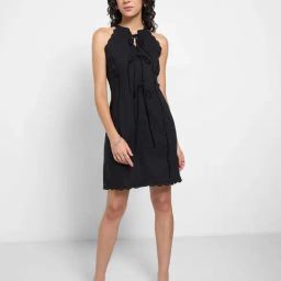 Honey by Pantaloons Black Casual Dress-image-57