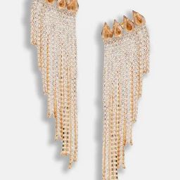 Sohi Gold Plated Party Designer Stone Dangler Earrings-image-64
