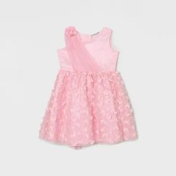 Fame Forever by Lifestyle Kids Pink Printed Regular Fit Dress-image-77