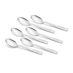 FnS Helios Silver Stainless Steel Baby Spoon - Set of 6-31