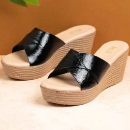 Inc.5 Women's Black Casual Wedges-image-74
