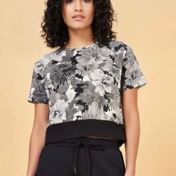 Ajile by Pantaloons Grey Printed T-Shirt-picture-17