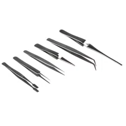 RS PRO Carbon Steel Tweezer Set, 1369870-14