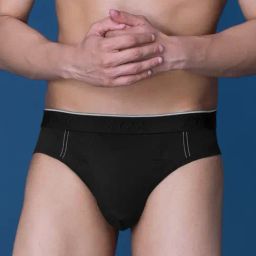 XYXX Pitch Black Cotton Regular Fit Briefs-image-19