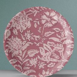 Nestroots Ethnic Floral Printed Multicolor Porcelain Wall Plate-29