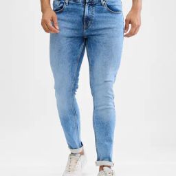 Spykar Blue Slim Fit Jeans-picture-43