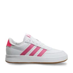 Adidas Women's Breaknet 2.0 White Tennis Shoes-39