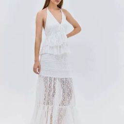 Cover Story White Regular Fit Lace Top-picture-24