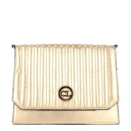 Carlton London Golden Textured Small Handbag-53