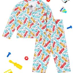 The Mom Store Multicolor Cotton Printed Rompers - Pack of 3-image-87