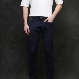 Rare Rabbit Navy Slim Fit Fit Solid Jeans-image-60