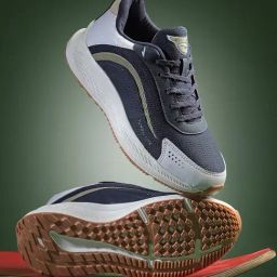 Asian Men's Blue Running Shoes-12