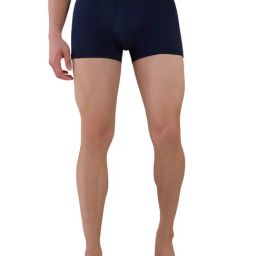 Park Avenue Dark Blue Regular Fit Trunks-picture-19