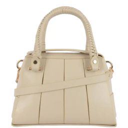 Baggit Hew Baniyas White PU Solid Handbag-86