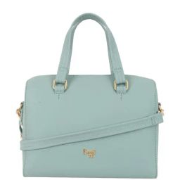 Baggit Mode Blue PU Solid Handbag-19