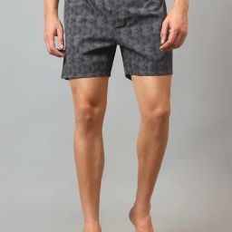 Cantabil Grey Printed Boxers-image-13