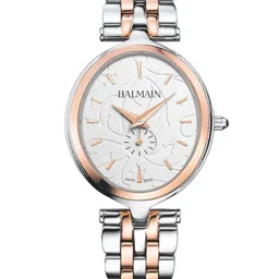 Balmain Women Textured Oval Foldover and Butterfly Regular Analogue Watch - B81183315-image-24