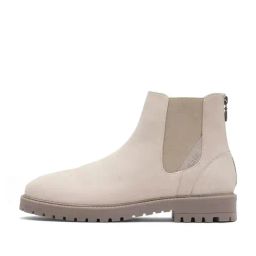 Rare Rabbit Men's Off White Chelsea Boots-image-82