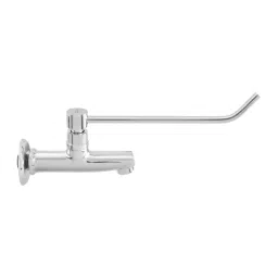 CERA Wall Mount Long Body Bib Cock with Wall Flange and 200 mm Lever Handle, F9030152 image 2