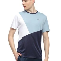 Asics Blue Regular Fit Sports T-Shirt-image-26