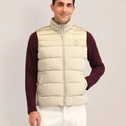 U.S.Polo Association Beige Regular Fit Quilted Jacket-image-66