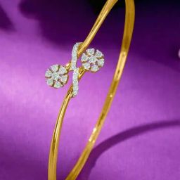 P.N.Gadgil Jewellers Wisteria Circle Gold & Diamond Bracelet For Women-image-13