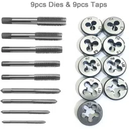 FLAMINGO ENTERPRISE Tap and Die Set Single Sided M3 to M12 Range, FM-587 (Set of 20 Pcs) image 2