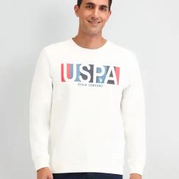 U.S. Polo Assn. Denim Co. White Regular Fit Logo Printed Sweatshirt-picture-20