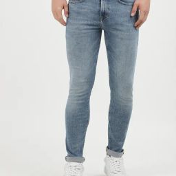 Calvin Klein Jeans Blue Heavy Fade Mid Rise Skinny Fit Jeans-image-17