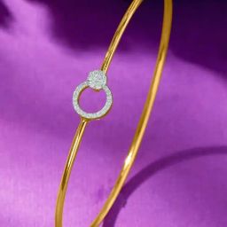 P.N.Gadgil Jewellers Moon Beauty Gold & Diamond Bracelet For Women-image-13