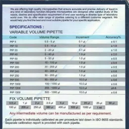 MAURYA SCIENTIFIC Variable Micro Pipette Liquid Handling image 3