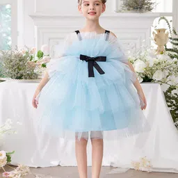 INCLUD Girls Tulle Tiered Fit & Flare Dress-picture-53