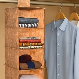 Myntra Elegant Homes Printed Foldable 4 Shelf Hanging Closet Multi-Utility Organisers-52