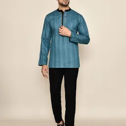 Arihant Rai Sinha Men Ethnic Motifs Printed Thread Work Kurta-picture-38