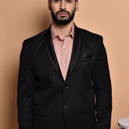 PRINTCULTR Single-Breasted Casual Blazer-image-48