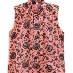 Aj DEZInES Boys Embroidered Nehru Jacket-image-46